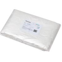 Пеньюары одноразовые White Line из полиэтилена прозрачные 100х160 см в пачке, 50 шт