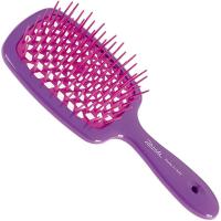 Щетка Janeke Superbrush для волос, фиолетовая с фуксией