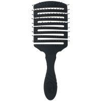 Щетка Wet Brush Pro Flex Dry Paddle Black черная, с мягкой ручкой для быстрой сушки волос