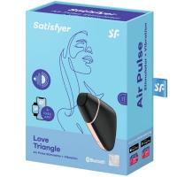 Стимулятор клиторальный Satisfyer Love Triangle Connect App Black с вибрацией