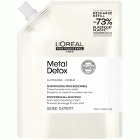 Шампунь L'Oreal Professionnel Metal Detox для восстановления окрашенных волос, рефил, 500 мл