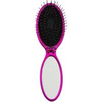 Щетка Wet Brush mini для спутанных волос раскладная, розовая