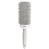 Термобрашинг Olivia Garden Expert Blowout Speed XL Wavy Bristles White & Grey ID2027 для волос, 55 мм