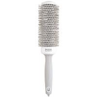 Термобрашинг Olivia Garden Expert Blowout Speed XL Wavy Bristles White & Grey ID2026 для волос, 45 мм