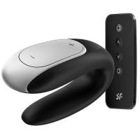Вибратор для пар Satisfyer Double Fun Connect App Black