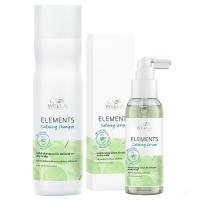 Набор подарочный Wella Professionals Elements, шампунь, 250 мл + сыворотка, 100 мл + заколки для волос