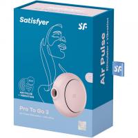 Стимулятор клиторальный Satisfyer Pro To Go 3 Rose с вибрацией