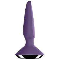 Пробка анальная Satisfyer Plug-Ilicious 1 Connect App Purple с вибрацией