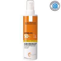 Спрей солнцезащитный La Roche-Posay Anthelios SPF 50+ невидимый для лица и тела, 200 мл