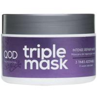 Маска Qod Professional Triple Mask для восстановления поврежденных волос, 300 мл