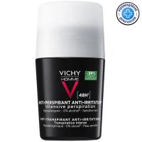 Дезодорант шариковый Vichy Homme для чувствительной кожи с защитой 48 часов, 50 мл