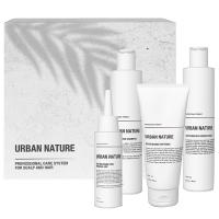 Уход комплексный Urban Nature Balancing Home Kit за кожей головы и волосами в домашних условиях, 250 мл + 250 мл + 200 мл + 100 мл