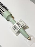 Щетка Acca Kappa Wavy конусообразная для волос, зеленая, в пластиковом блистере, 30 мм