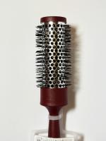 Щетка Acca Kappa Basic пластиковая для волос, бордовая, в пластиковом блистере, 35 мм