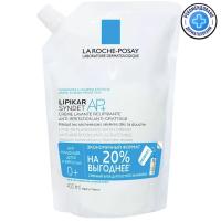 Крем-гель очищающий La Roche-Posay Lipikar Syndet AP+ липидовосстанавливающий для лица и тела, рефил, 400 мл