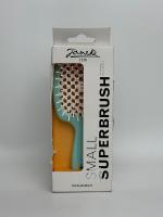 Щетка Janeke Superbrush Small для волос, бирюзово-белая