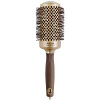 Термобрашинг Olivia Garden Expert Blowout Shine Wavy Bristles Gold & Brown ID2051 для волос, 55 мм