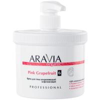 Крем увлажняющий Aravia Organic Pink Grapefruit лифтинговый для тела, 550 мл