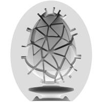 Яйцо-мастурбатор Satisfyer Crunchy влажный, 7х5.5 см