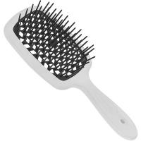 Щетка Janeke Superbrush Small для волос, бело-черная