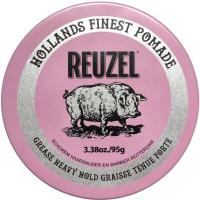 Помада розовая Reuzel Pink Pomade Grease для укладки волос, 95 г