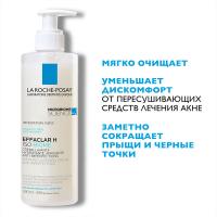 Крем-гель очищающий La Roche-Posay Effaclar Н Iso-Biome для пересушенной проблемной кожи, 390 мл