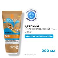 Гель солнцезащитный La Roche-Posay Anthelios Dermo-Pediatrics SPF50+ детский для лица и тела, 200 мл