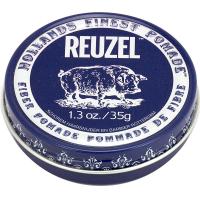 Помада темно-синяя Reuzel Fiber Pomade подвижной фиксации для укладки волос, 35 г