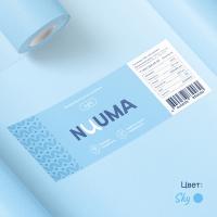 Простыня одноразовая Nuuma Light Sky голубая, 80 х 200 см, 1 рулон, 100 шт