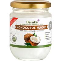 Масло кокосовое Baraka Extra Virgin Organic Bio нерафинированное, 200 мл