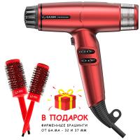 Электрофен Ga.Ma IQ Lite Max для волос, красный, 1700 Вт