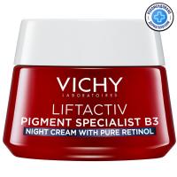 Крем ночной Vichy Liftactiv с витамином B3 и ретинолом против пигментации и морщин, 50 мл