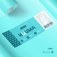 Простыня одноразовая Nuuma Premium Aurora зеленая, 80 х 200 см, 1 рулон, 75 шт