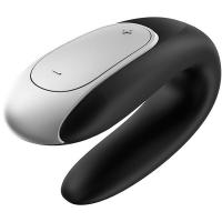 Вибратор для пар Satisfyer Double Fun Connect App Black