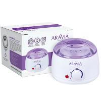 Нагреватель Aravia Professional с термостатом (воскоплав), сахарная паста и воск, 500 мл