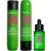 Набор подарочный Matrix Food For Soft, шампунь, 300 мл + кондиционер, 300 мл + масло-сыворотка, 30 мл