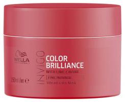 Маска-уход Wella Professionals Invigo Color Brilliance для защиты цвета окрашенных нормальных и тонких волос, 150 мл