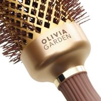 Термобрашинг Olivia Garden Expert Blowout Shine Wavy Bristles Gold & Brown ID2050 для волос, 45 мм