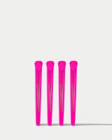 Зажимы Framar Super Sectioners Clips с эластичной вставкой, фуксия, 4 шт