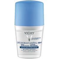 Минеральный дезодорант Vichy без солей алюминия, 48 часов защиты, шариковый, женский, 50 мл