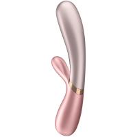 Вибратор-кролик Satisfyer Hot Lover Pink с функцией нагрева и управлением через приложение