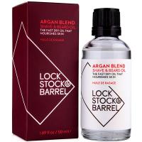 Масло аргановое для мужчин Lock Stock & Barrel Argan Blend Shave Oil для бритья и ухода за бородой, 50 мл