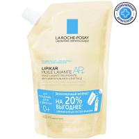 Масло липидовосполняющее La Roche-Posay Lipikar Oil AP+ смягчающее для ванны и душа, рефил, 400 мл