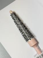 Щетка Acca Kappa Wavy конусообразная для волос, розовая, в пластиковом блистере, 30 мм