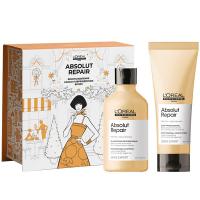 Набор зимний L'Oreal Professionnel Serie Expert Absolut Repair для восстановления поврежденных волос, 300 мл + 200 мл