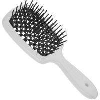 Щетка Janeke Superbrush для волос, бело-черная