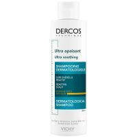Шампунь-уход успокаивающий Vichy Dercos без сульфатов для чувствительной кожи головы и сухих волос, 200 мл