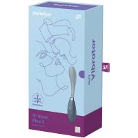 Вибратор Satisfyer G-Spot Flex 3 Grey для точки G и вибратор-кролик в одном устройстве
