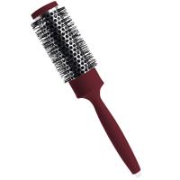 Щетка Acca Kappa Basic пластиковая для волос, бордовая, в пластиковом блистере, 35 мм