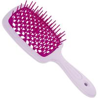 Щетка Janeke Superbrush для волос, сиреневая с фуксией